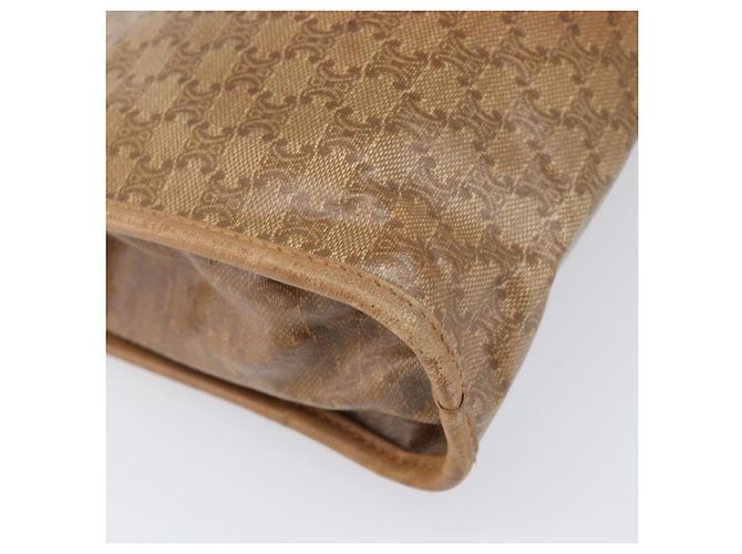 Céline Bolso de Mano CELINE Macadam PVC Beige Gold Auth ep15875 Dorado - vista 16