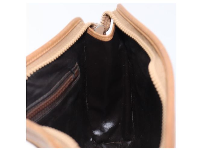 Céline Bolso de Mano CELINE Macadam PVC Beige Gold Auth ep15875 Dorado - vista 18