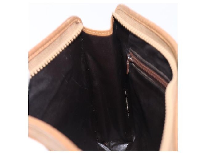 Céline Bolso de Mano CELINE Macadam PVC Beige Gold Auth ep15875 Dorado - vista 19