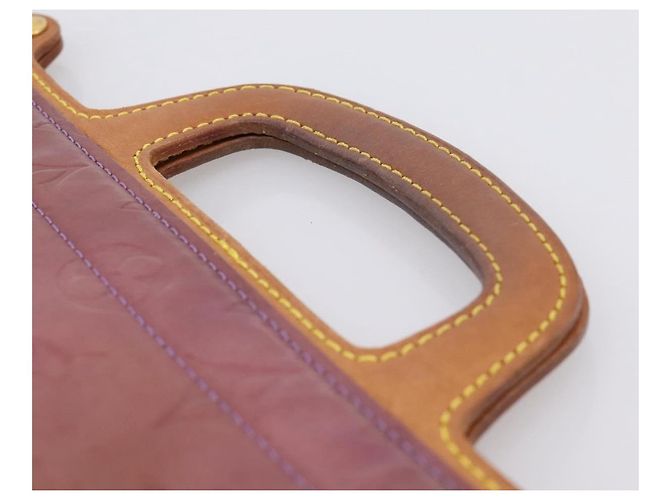 LOUIS VUITTON Monogram Vernis Stanton Tote Bag Purple Viole M91079 Auth bs37347 Lila - Ansicht 14