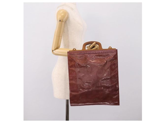 LOUIS VUITTON Monogram Vernis Stanton Tote Bag Purple Viole M91079 Auth bs37347 Lila - Ansicht 23