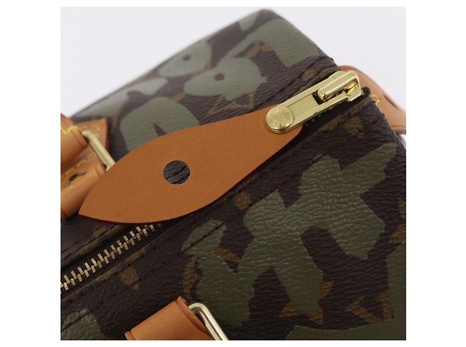 LOUIS VUITTON Monogram Graffiti Speedy 30 Handtasche Khaki M92194 LV Auth mr3054SAV Monogramm - Ansicht 19