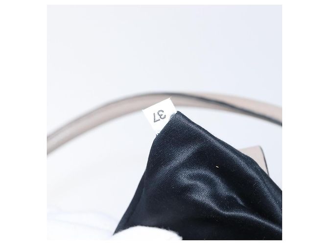 Borsa a mano Miu Miu in pelle 2way Grigio Oro Auth 204830A Marrone D'oro - vista 12