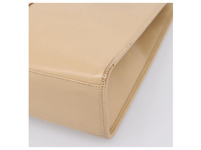 Borsa a mano GUCCI Jackie in pelle beige argento 002 1064 Auth bs37097 - vista 10