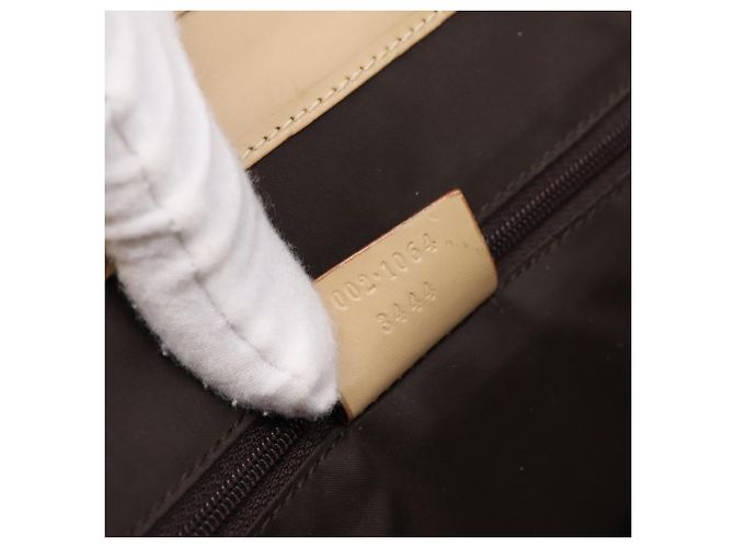 Borsa a mano GUCCI Jackie in pelle beige argento 002 1064 Auth bs37097 - vista 12