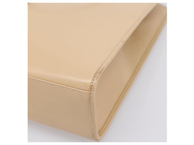 Borsa a mano GUCCI Jackie in pelle beige argento 002 1064 Auth bs37097 - vista 15