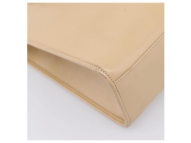 Borsa a mano GUCCI Jackie in pelle beige argento 002 1064 Auth bs37097 - vista 16