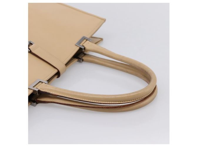 Borsa a mano GUCCI Jackie in pelle beige argento 002 1064 Auth bs37097 - vista 7