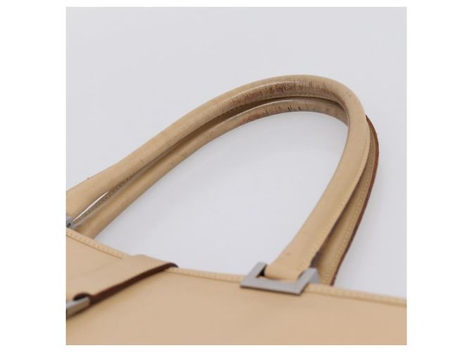 Borsa a mano GUCCI Jackie in pelle beige argento 002 1064 Auth bs37097 - vista 8
