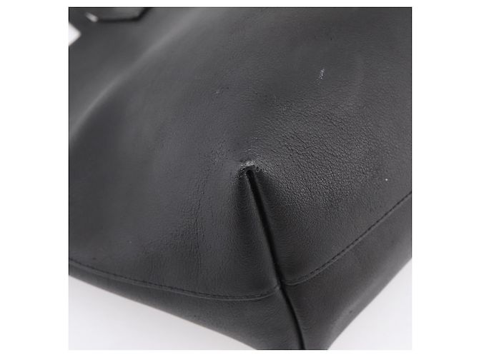 Autre Marque Borsa Tote SAINT LAURENT in pelle nera e oro 394195 Auth bs37268 Nero D'oro - vista 15