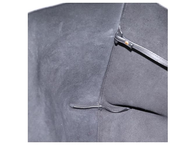 Autre Marque Borsa Tote SAINT LAURENT in pelle nera e oro 394195 Auth bs37268 Nero D'oro - vista 17