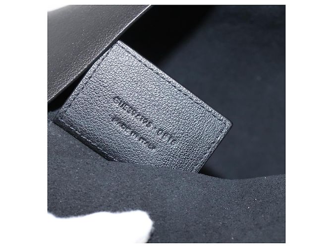 Autre Marque Borsa Tote SAINT LAURENT in pelle nera e oro 394195 Auth bs37268 Nero D'oro - vista 19