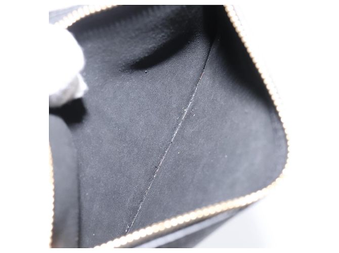 Autre Marque Borsa Tote SAINT LAURENT in pelle nera e oro 394195 Auth bs37268 Nero D'oro - vista 22