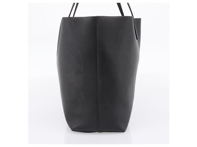 Autre Marque Borsa Tote SAINT LAURENT in pelle nera e oro 394195 Auth bs37268 Nero D'oro - vista 3