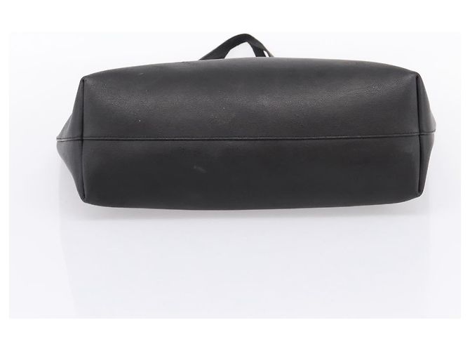 Autre Marque Borsa Tote SAINT LAURENT in pelle nera e oro 394195 Auth bs37268 Nero D'oro - vista 5