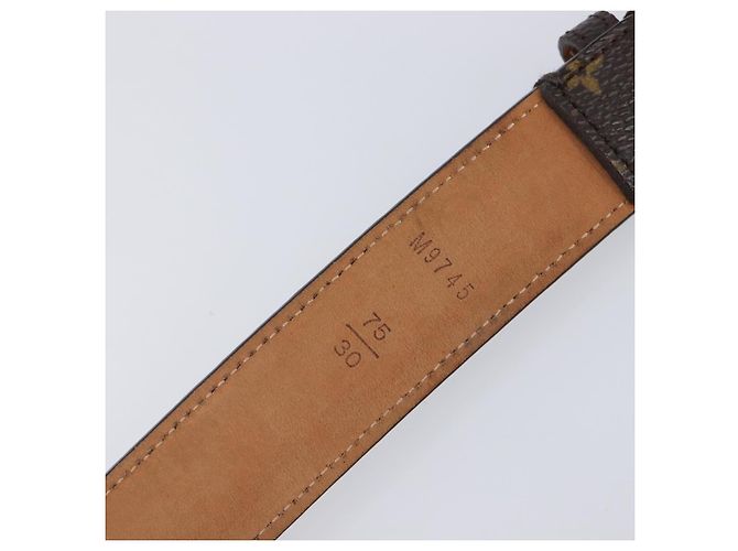 LOUIS VUITTON Monogram Ceinture Trio Belt 75/30 M9745 LV Auth bs37383 Monogramma - vista 13