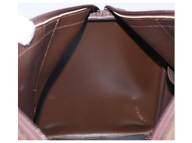 Burberrys Nova Check Boston Bag Canvas Brown Gold Auth 204885A Braun Golden - Ansicht 20