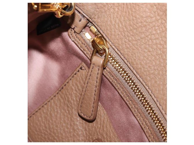 Borsa a mano Miu Miu in pelle 2way Beige Gold Auth 204057V D'oro - vista 25