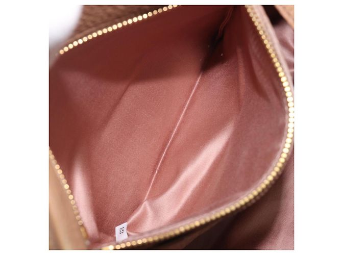 Borsa a mano Miu Miu in pelle 2way Beige Gold Auth 204057V D'oro - vista 26