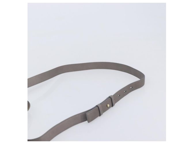 Borsa Salvatore Ferragamo Gancini in pelle 2way Grigio Oro Auth LN143 Marrone D'oro - vista 16