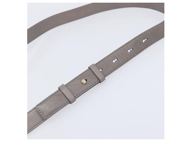 Borsa Salvatore Ferragamo Gancini in pelle 2way Grigio Oro Auth LN143 Marrone D'oro - vista 17