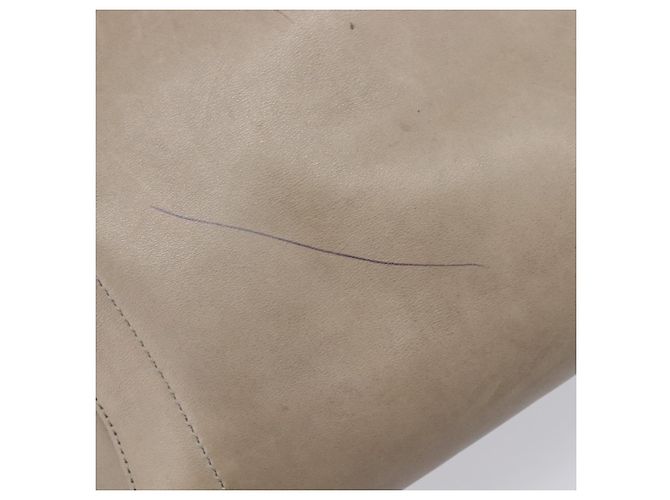 Borsa Salvatore Ferragamo Gancini in pelle 2way Grigio Oro Auth LN143 Marrone D'oro - vista 9