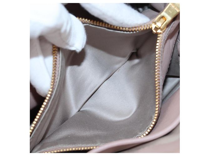 Borsa Miu Miu Matelassé in pelle rosa oro autentica 206368 D'oro - vista 32