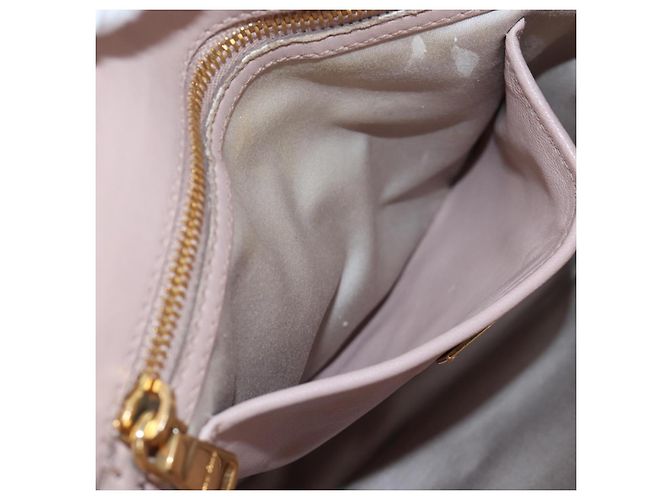 Borsa Miu Miu Matelassé in pelle rosa oro autentica 206368 D'oro - vista 33