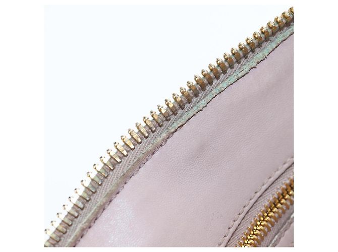Borsa Miu Miu Matelassé in pelle rosa oro autentica 206368 D'oro - vista 35