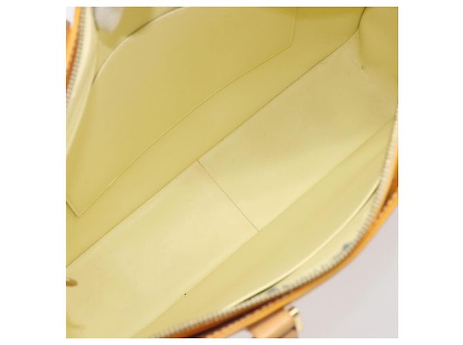 LOUIS VUITTON Monogram Vernis Columbus Tote Bag Lime Yellow M91047 Auth gh2358 Golden - Ansicht 11