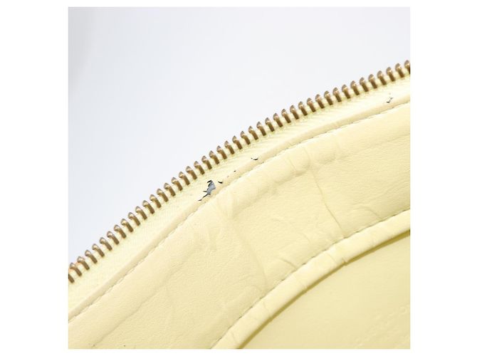 LOUIS VUITTON Monogram Vernis Columbus Tote Bag Lime Yellow M91047 Auth gh2358 Golden - Ansicht 21