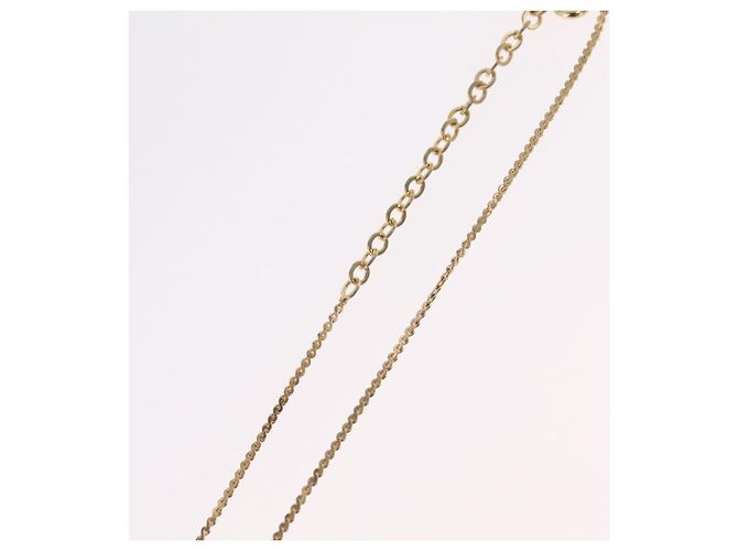 Collana Christian Dior Strass Metallo Tono Oro Auth ka6383 - vista 12