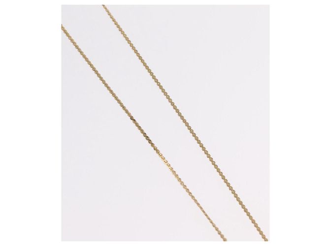 Collana Christian Dior Strass Metallo Tono Oro Auth ka6383 - vista 5