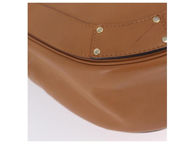 Chloé Borsa a tracolla Chloe Eden in pelle beige e oro autentica ki6840 D'oro - vista 17