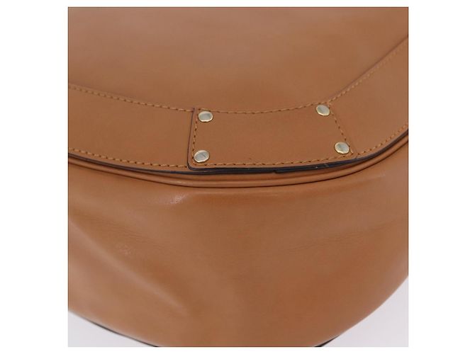 Chloé Borsa a tracolla Chloe Eden in pelle beige e oro autentica ki6840 D'oro - vista 18