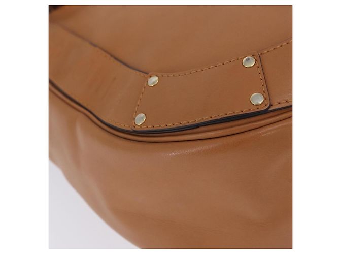 Chloé Borsa a tracolla Chloe Eden in pelle beige e oro autentica ki6840 D'oro - vista 19