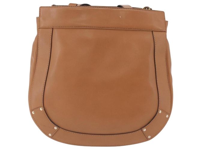 Chloé Borsa a tracolla Chloe Eden in pelle beige e oro autentica ki6840 D'oro - vista 2