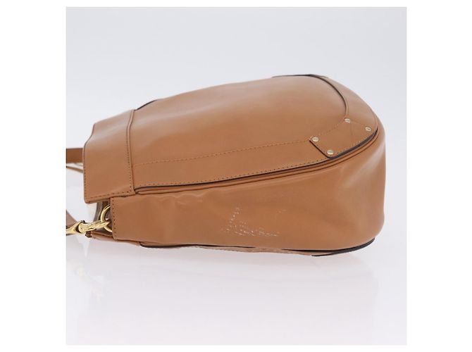 Chloé Borsa a tracolla Chloe Eden in pelle beige e oro autentica ki6840 D'oro - vista 4