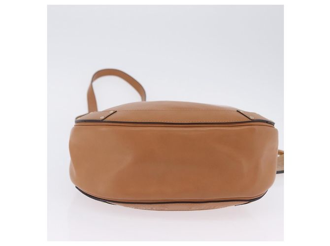 Chloé Borsa a tracolla Chloe Eden in pelle beige e oro autentica ki6840 D'oro - vista 6