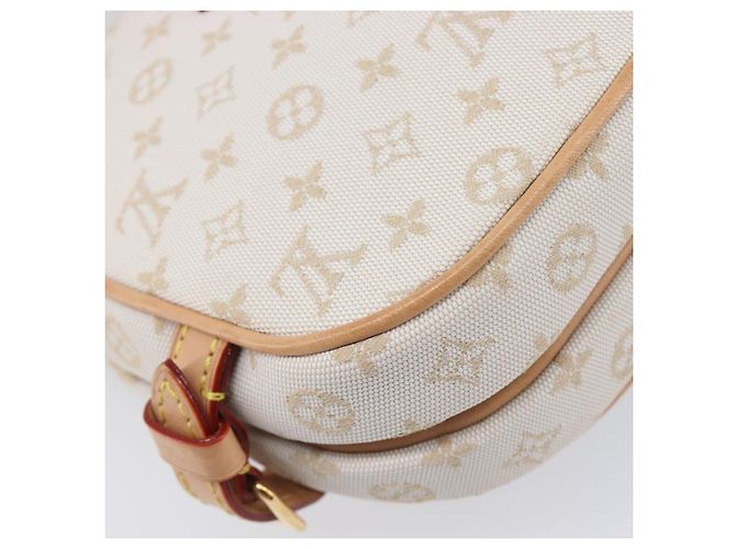 LOUIS VUITTON Monogram Mini Lin Saumur BB Tasche White M12327 LV Auth 203218V Weiß - Ansicht 23
