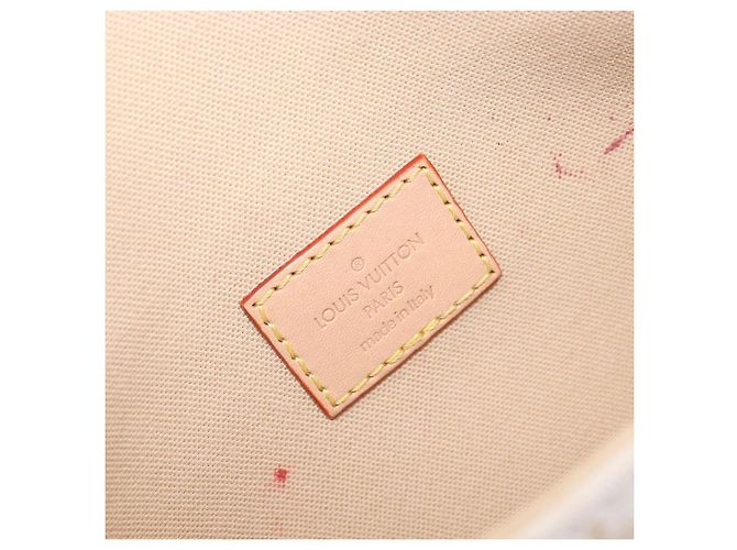 LOUIS VUITTON Monogram Mini Lin Saumur BB Tasche White M12327 LV Auth 203218V Weiß - Ansicht 9