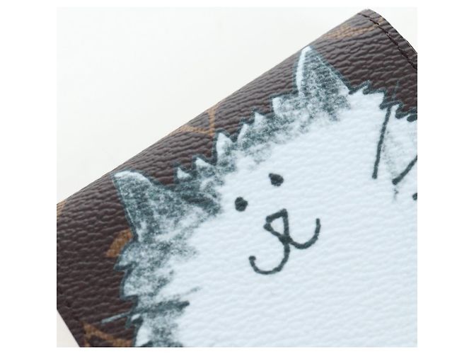 LOUIS VUITTON Catgram Grace Scoddington Notepad Pouch GI1392 LV Auth gh2365SAM Monogramma - vista 17