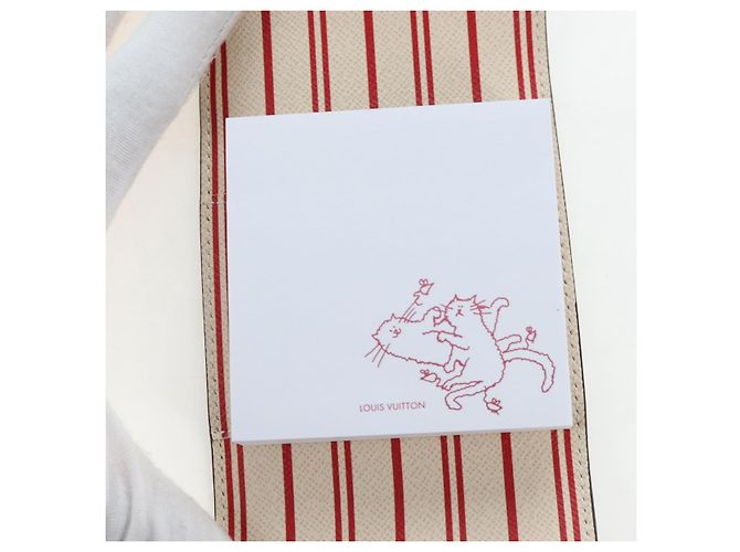 LOUIS VUITTON Catgram Grace Scoddington Notepad Pouch GI1392 LV Auth gh2365SAM Monogramma - vista 20