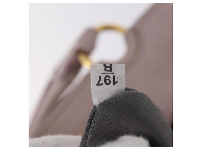 Borsa a mano Miu Miu Matelassé in pelle 2way Grigio Oro Auth 206108V Marrone D'oro - vista 12