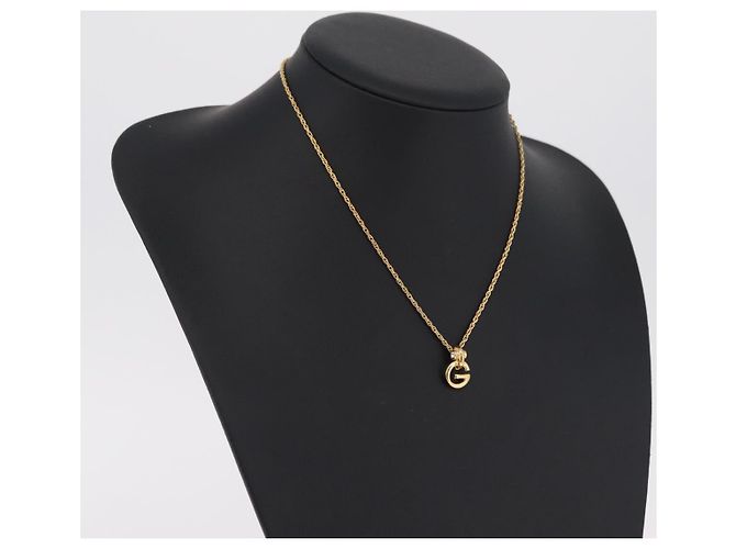 Collier GIVENCHY Metal Gold Tone Auth ka6382 - vue 16