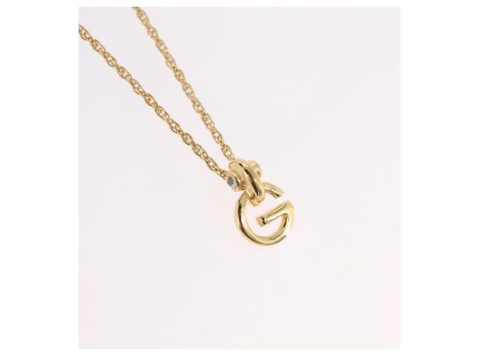 Collier GIVENCHY Metal Gold Tone Auth ka6382 - vue 3