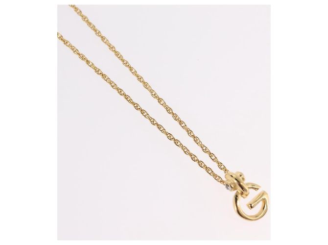 Collier GIVENCHY Metal Gold Tone Auth ka6382 - vue 5