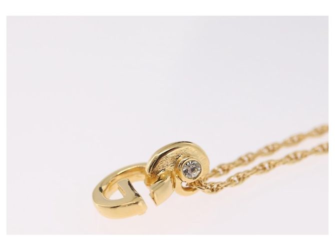 Collier GIVENCHY Metal Gold Tone Auth ka6382 - vue 9