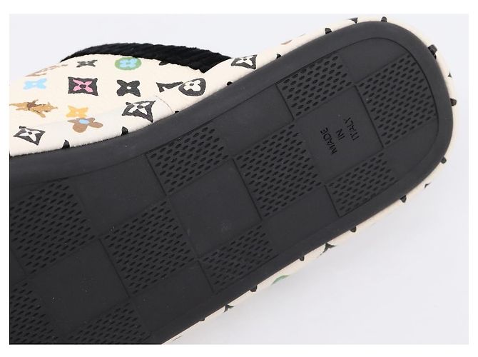 LOUIS VUITTON Monogram Craggy LV Palace Line Mules pumps White LV Auth 204940M Bianco Monogramma - vista 18