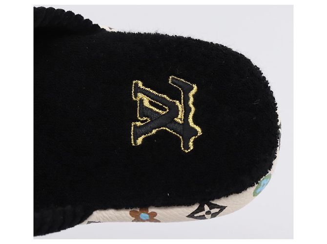 LOUIS VUITTON Monogram Craggy LV Palace Line Mules pumps White LV Auth 204940M Bianco Monogramma - vista 21